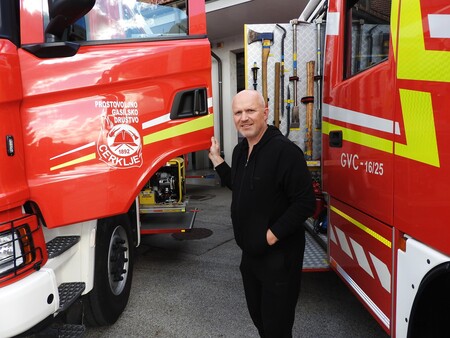 Predsednik PGD Cerklje na Gorenjskem Primož Močnik 